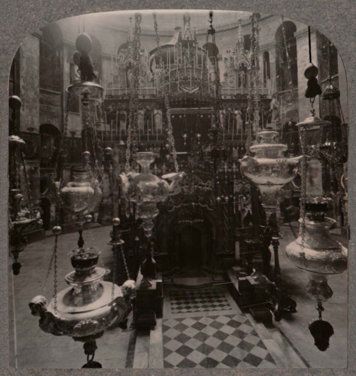 A Szent Sír-templom, Jeruzsálem, 1900 körül alkotó: Unbekannt