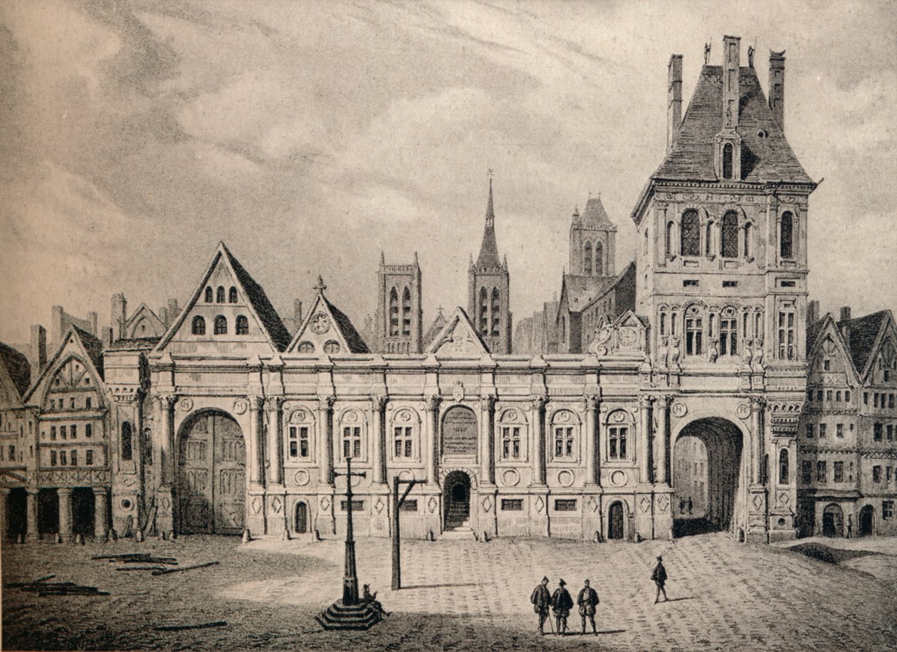 A Hotel de Ville 1583-ban, 1915-ben alkotó: Unbekannt