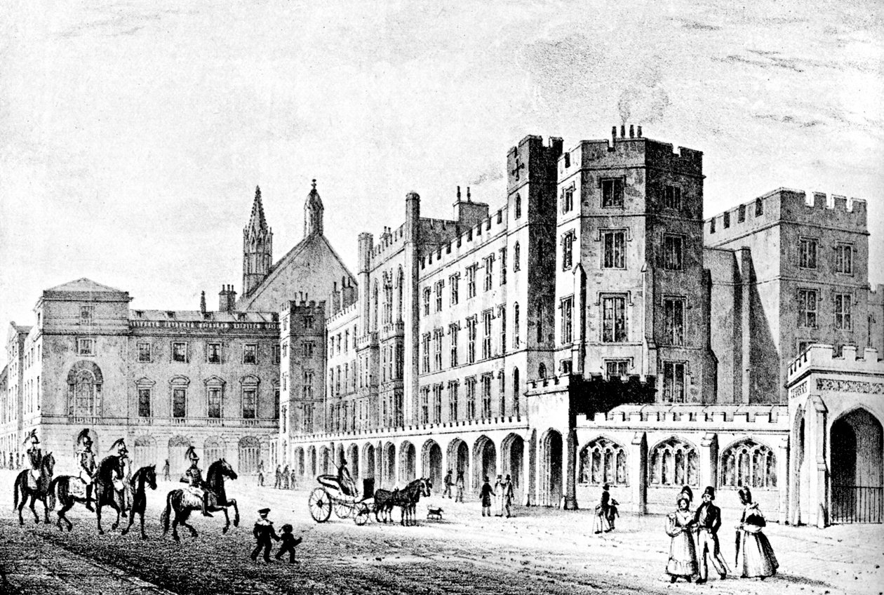 The House of Lords and House of Commons, Westminster, 19. század eleje c1905 alkotó: Unbekannt