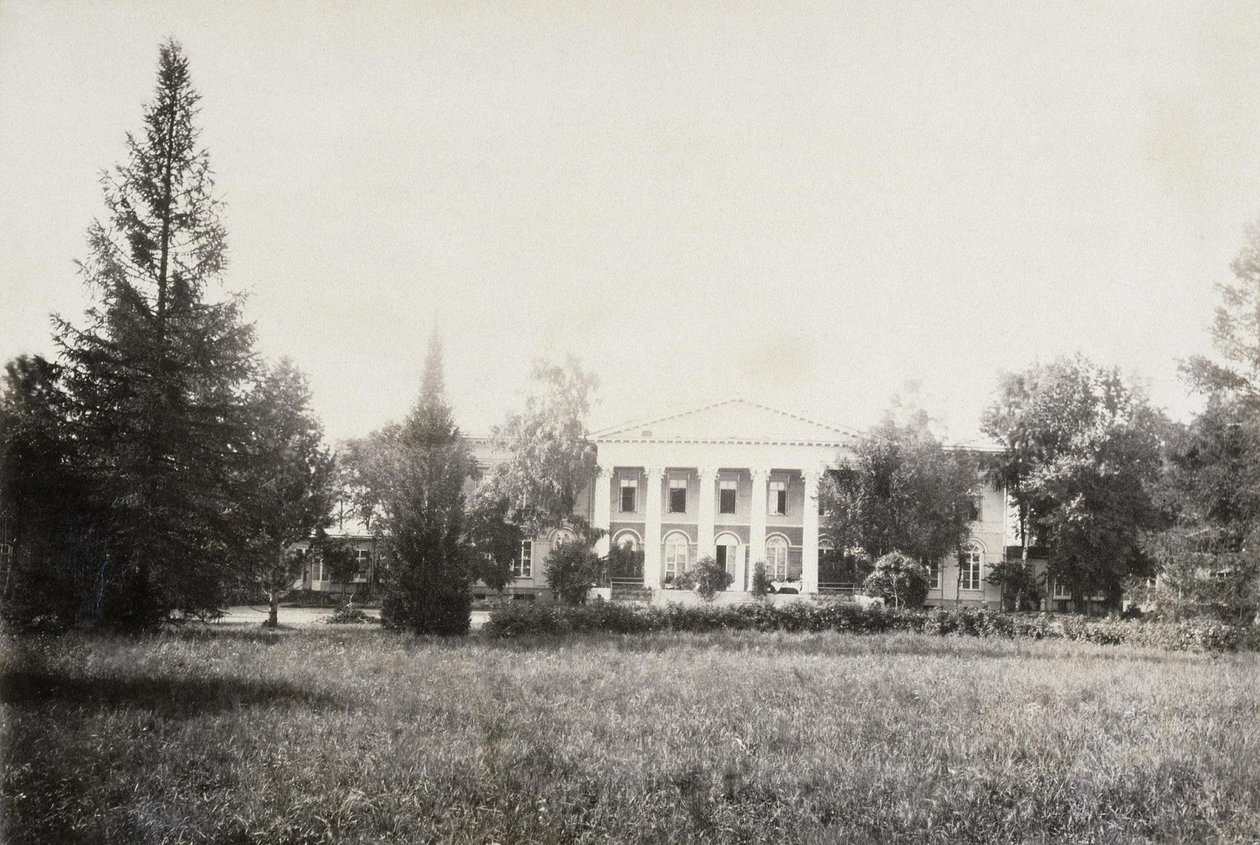 A Levashovs-birtok háza, Osinovaya Roshcha, 1885 alkotó: Unbekannt