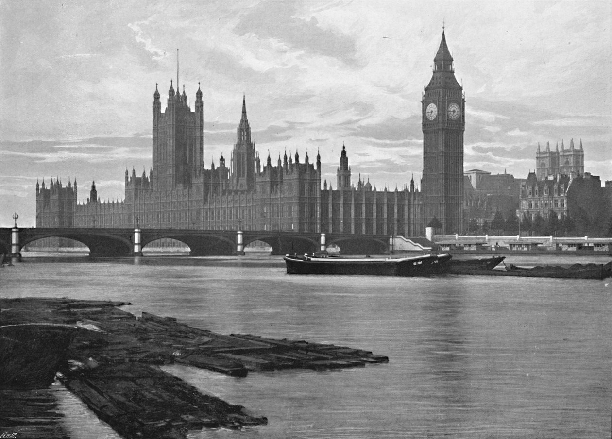 A Parlament házai, 1896 alkotó: Unbekannt