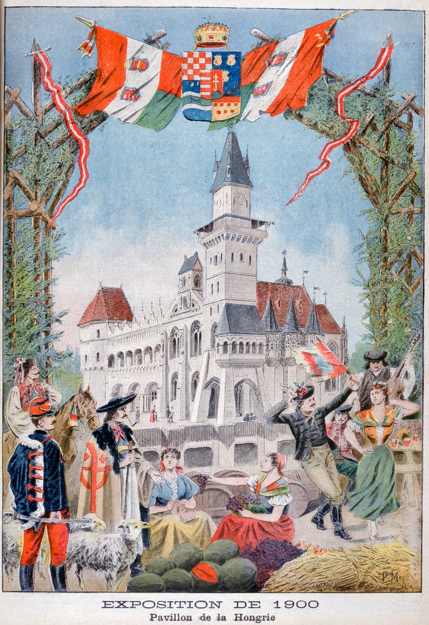 Magyar pavilon az 1900. évi egyetemes kiállításon, Párizs, 1900 alkotó: Unbekannt