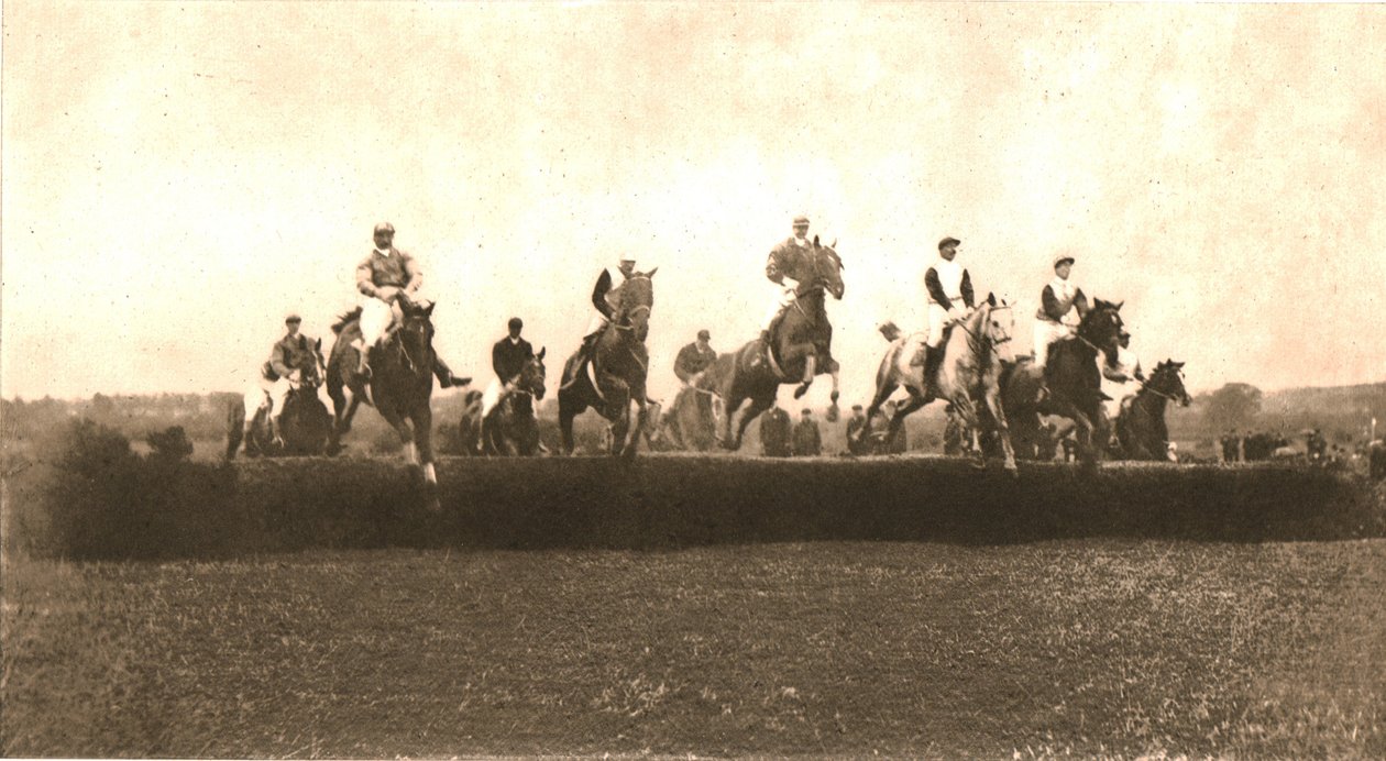 The Hunt Cup, Punchestown, 1911. alkotó: Unbekannt
