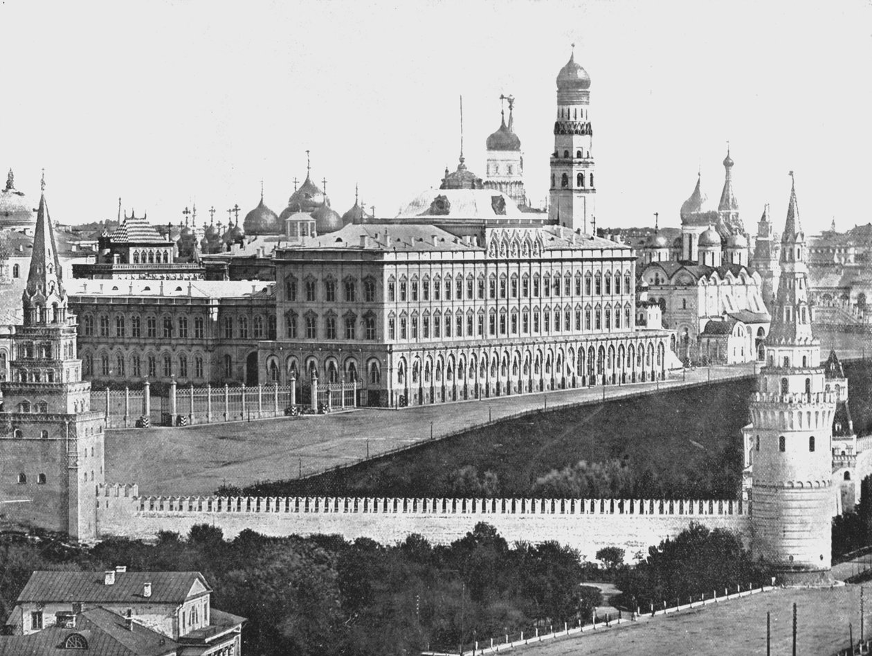 A császári palota a Kremlben, Moszkva, Oroszország, 1895. alkotó: Unbekannt