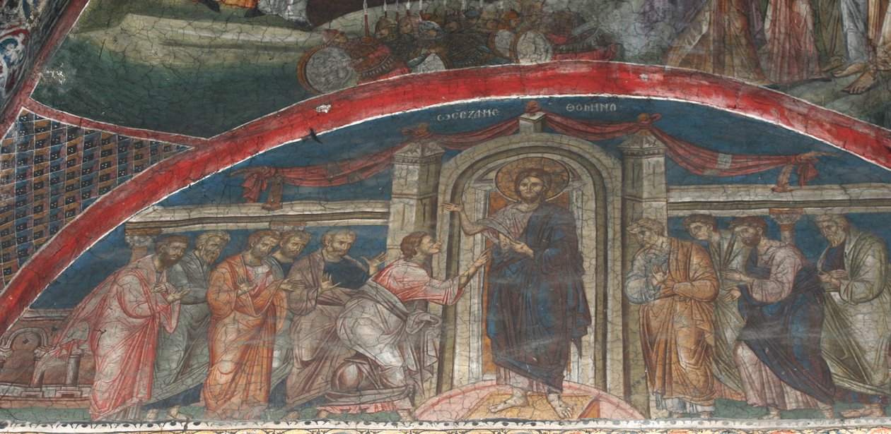 Szent Tamás hitetlensége, 1350 körül alkotó: Unbekannt