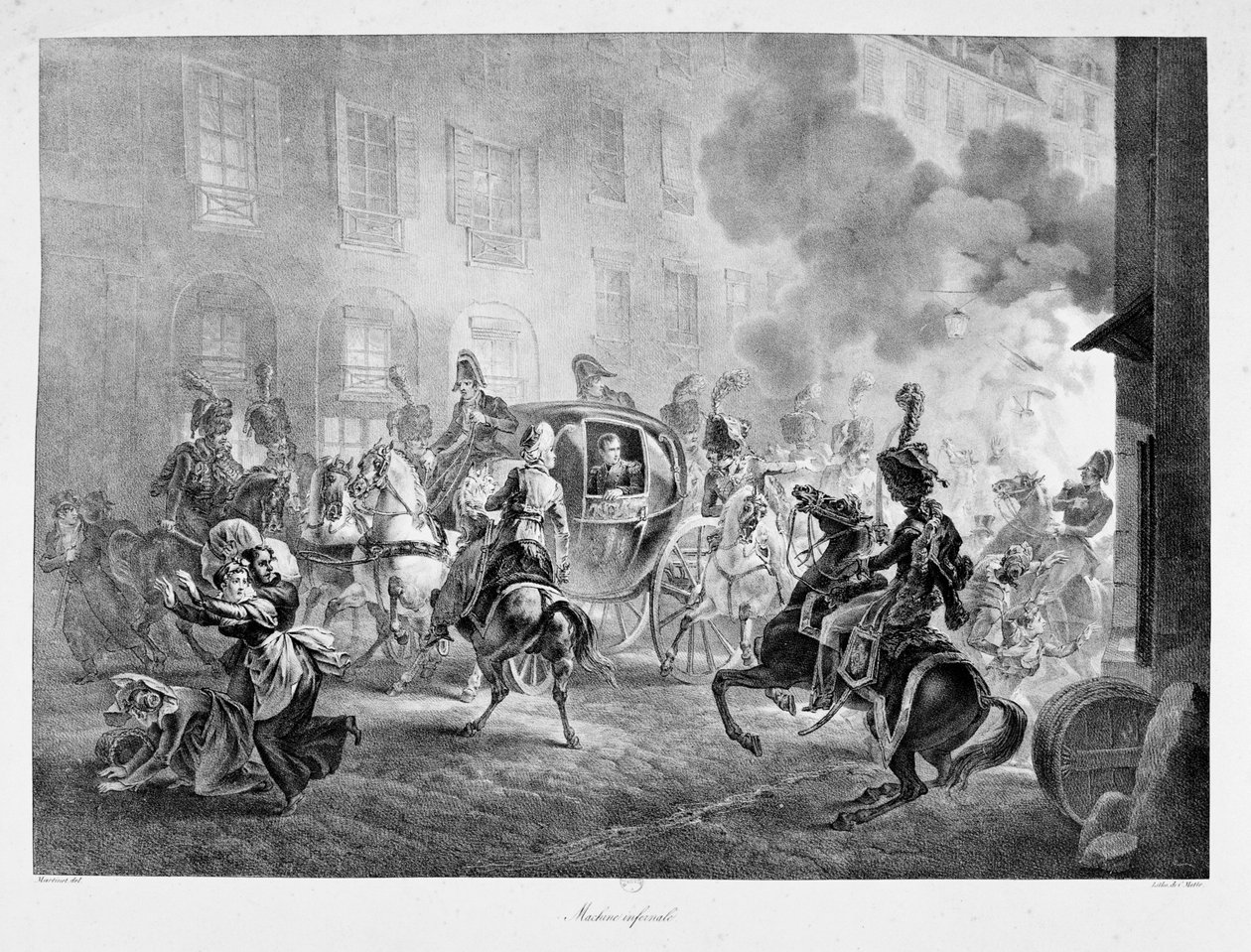 The Infernal Machine, 1800. december 24., 19. század alkotó: Unbekannt