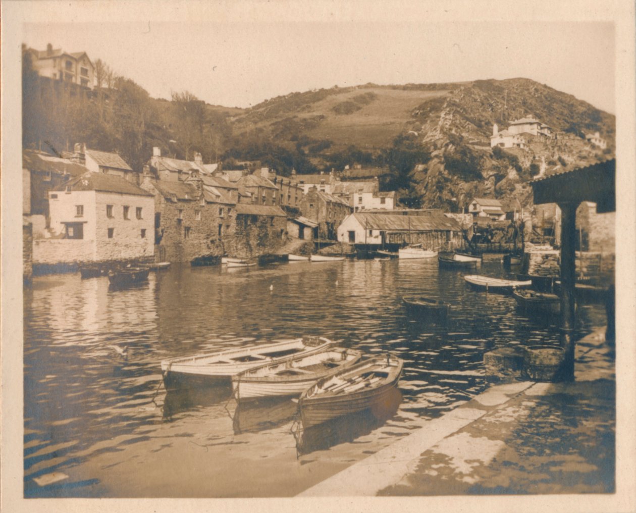 A belső kikötő – Polperro, 1927 alkotó: Unbekannt