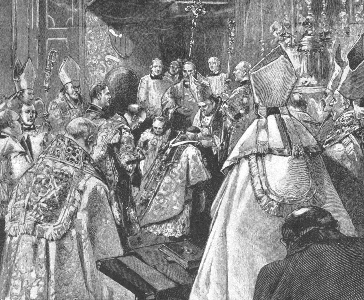 Vaughan érsek beavatása a bromptoni oratóriumban, 1892. augusztus 16-án, 1901. alkotó: Unbekannt