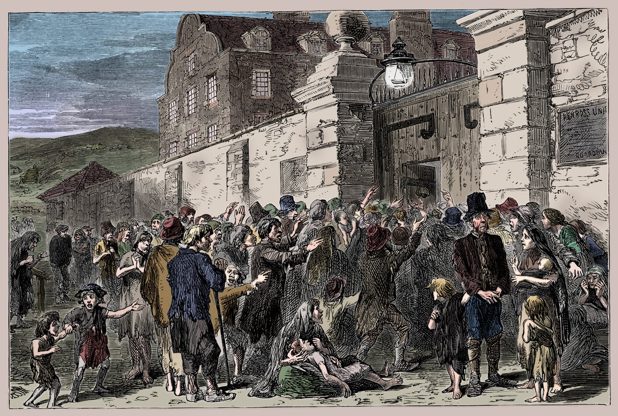 Az ír éhínség, 1845-1849, 1900 alkotó: Unbekannt