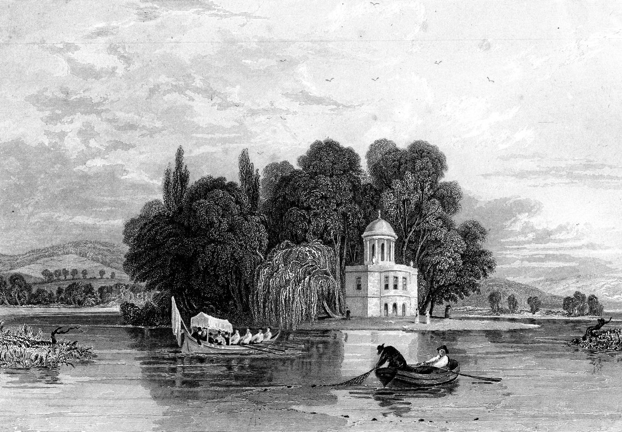A sziget, Henley-on-Thames, Oxfordshire, 1830 alkotó: Unbekannt