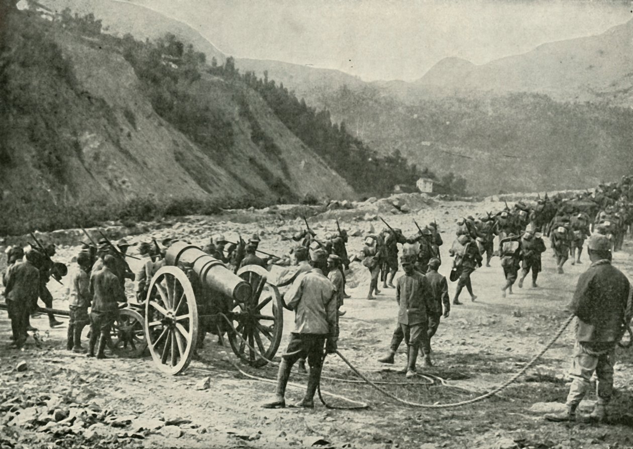 Az olasz hadsereg 1919 márciusában. alkotó: Unbekannt