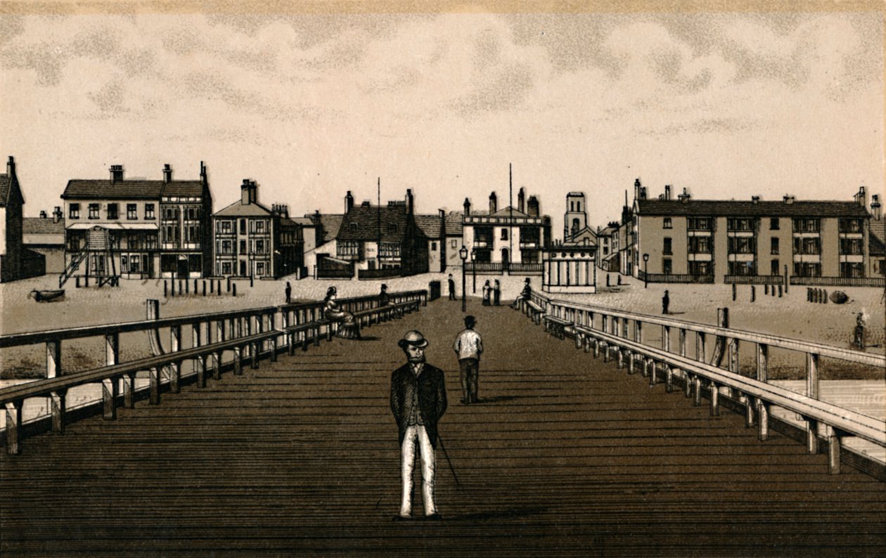 A móló, c1880. alkotó: Unbekannt
