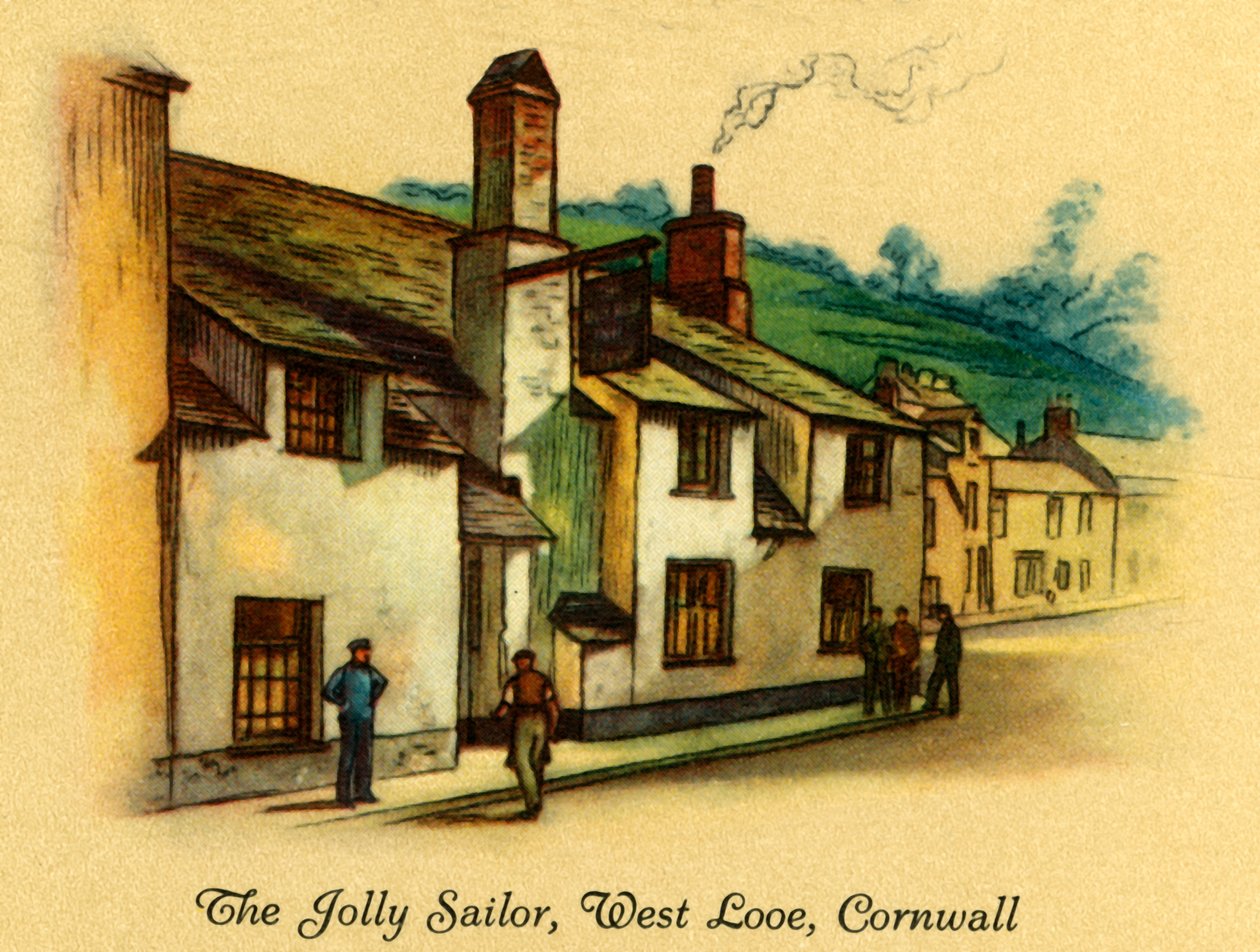 The Jolly Sailor, West Looe, Cornwall, 1939. alkotó: Unbekannt