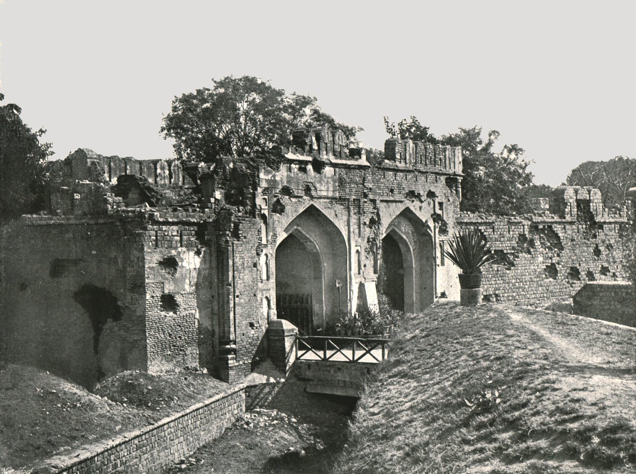 A Kasmíri kapu, Delhi, India, 1895. alkotó: Unbekannt