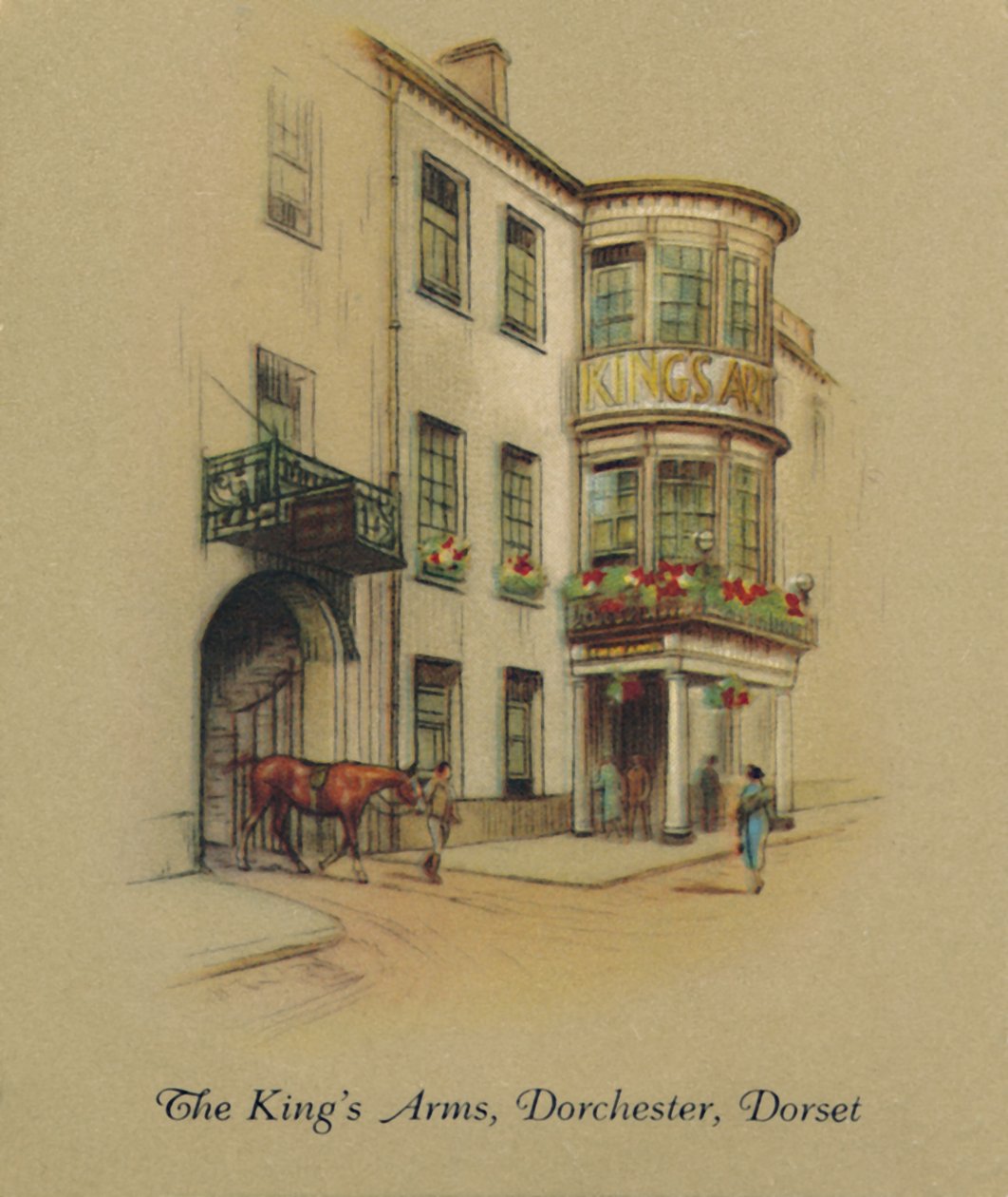 The Kings Arms, Dorchester, Dorset, 1939 alkotó: Unbekannt