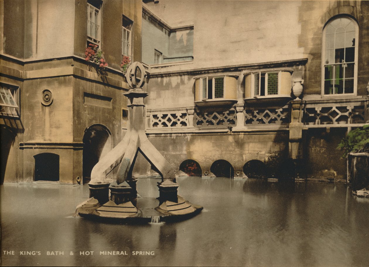 The Kingss Bath & Hot Mineral Spring, Bath, Somerset, 1925 alkotó: Unbekannt