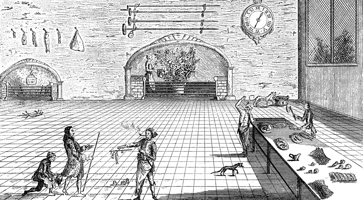 A konyha átalakulása, 1762 alkotó: Unbekannt