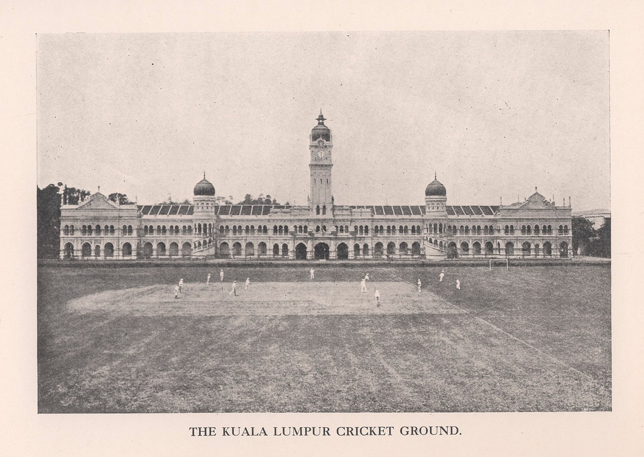 Kuala Lumpur krikettpálya, Malaya, 1912. alkotó: Unbekannt
