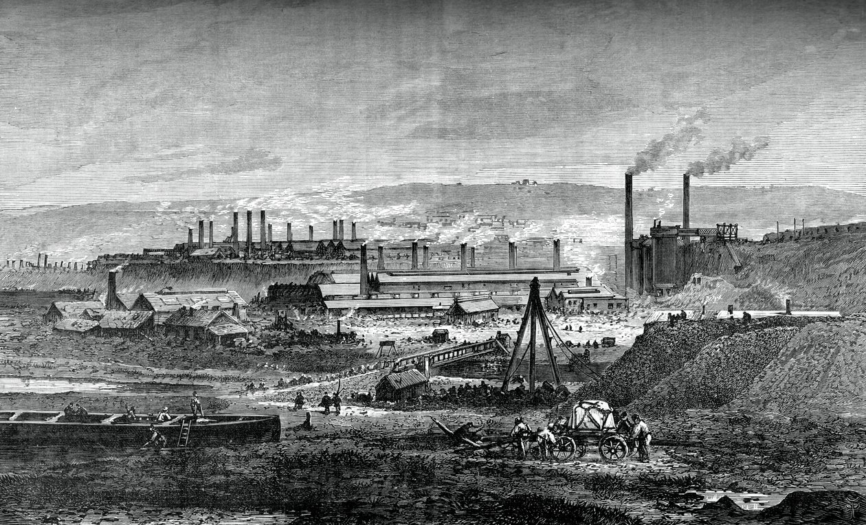 A Landore Siemens acélmű, c1880 alkotó: Unbekannt