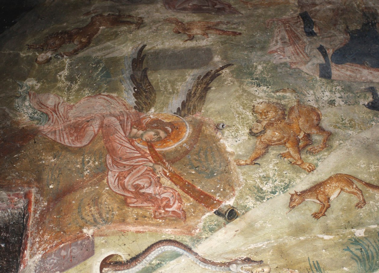 Az utolsó ítélet. Részlet: a föld feladta halottait, 1321-1322 alkotó: Unbekannt