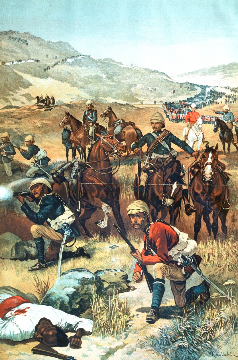 Az utolsó lövés Szudánban, 1885 alkotó: Unbekannt
