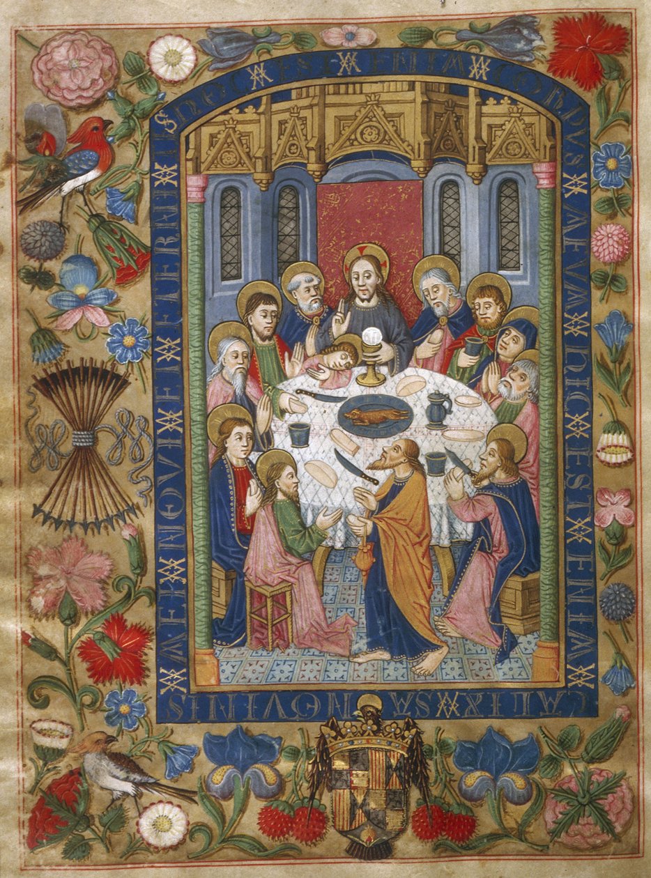 Az utolsó vacsora, 1502 alkotó: Unbekannt