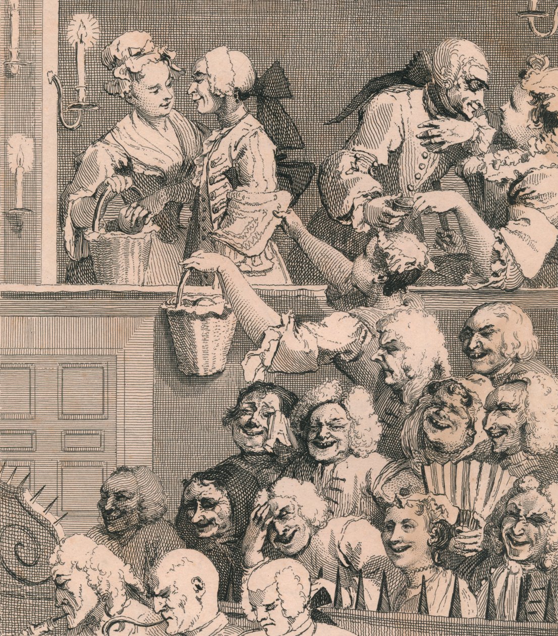 A nevető közönség, 1733, 1830-as évek. alkotó: Unbekannt