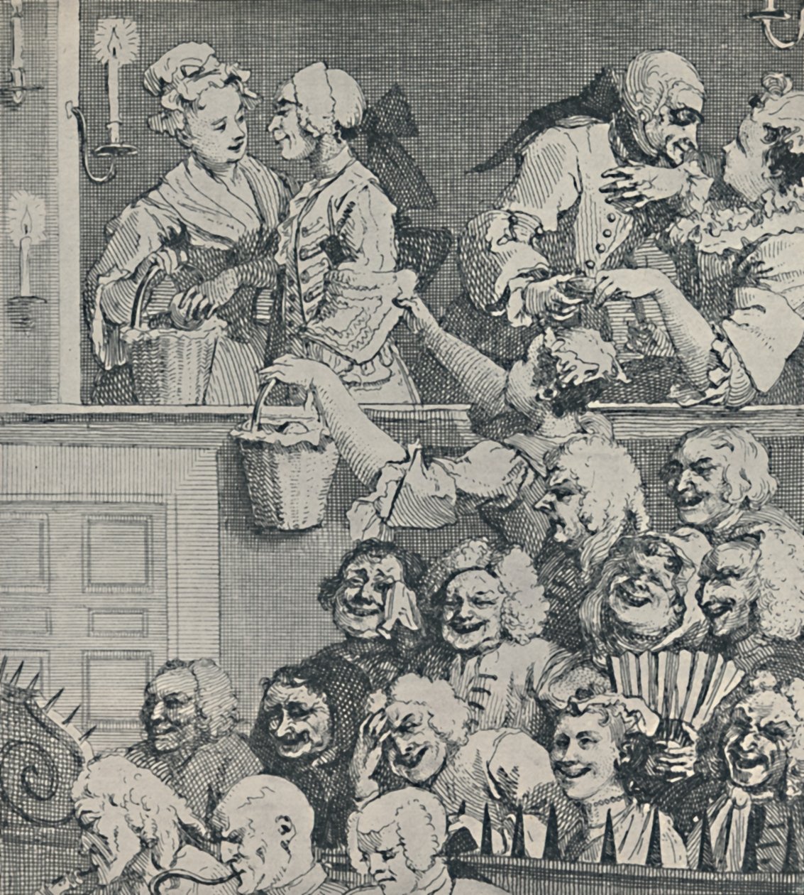 A nevető közönség, 1733, 1920 alkotó: Unbekannt