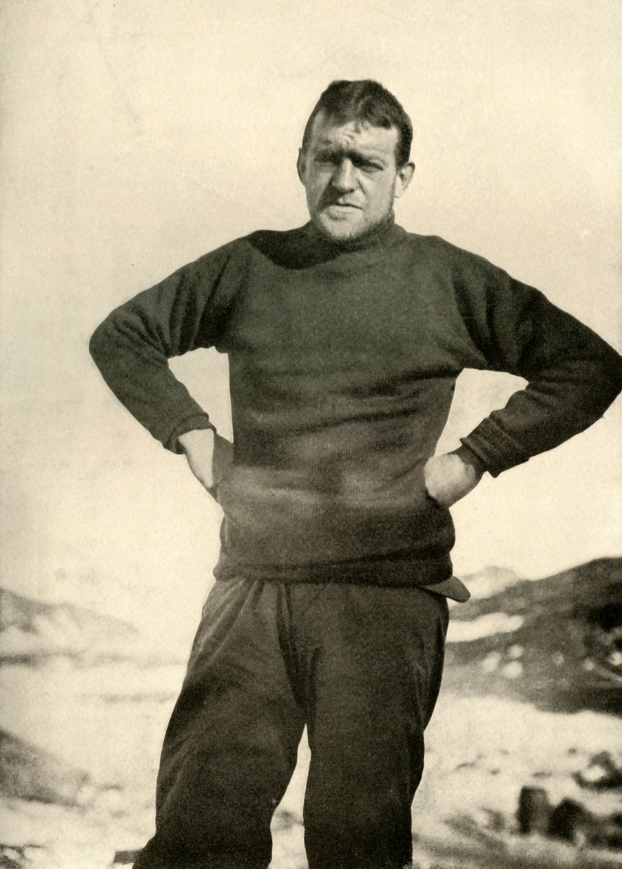 Az expedíció vezetője Winter Garbban, 1908, 1909 alkotó: Unbekannt