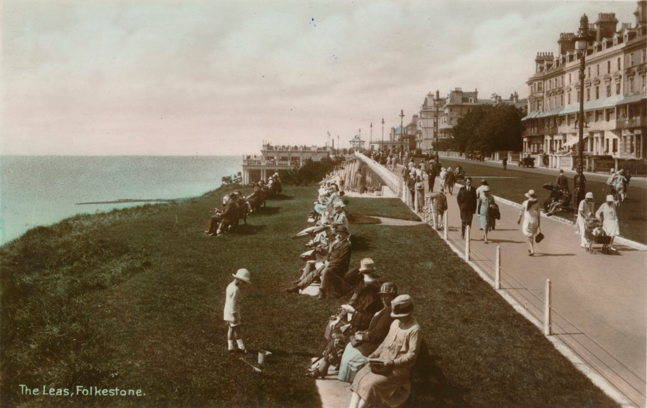 The Leas, Folkestone, Kent, 1920 alkotó: Unbekannt
