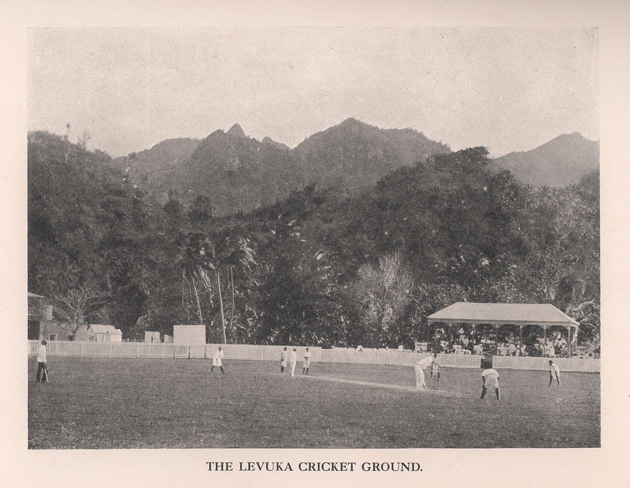 A Levuka krikettpálya, Fidzsi-szigetek, 1912 alkotó: Unbekannt