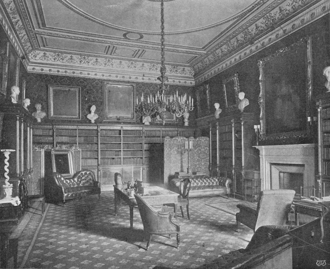 A könyvtár, 1903, 1903 alkotó: Unbekannt