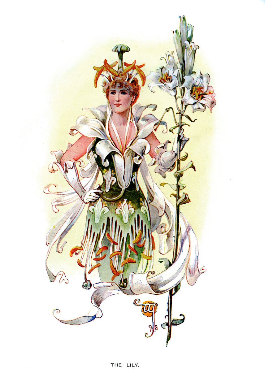 A liliom, 1899 alkotó: Unbekannt