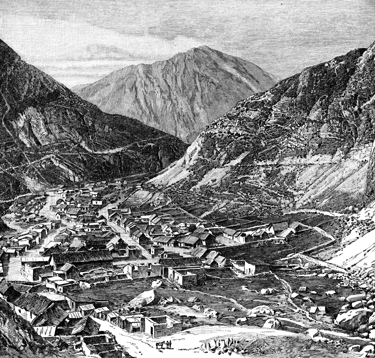 Lima-Oroya vasút, Peru, 1895 alkotó: Unbekannt
