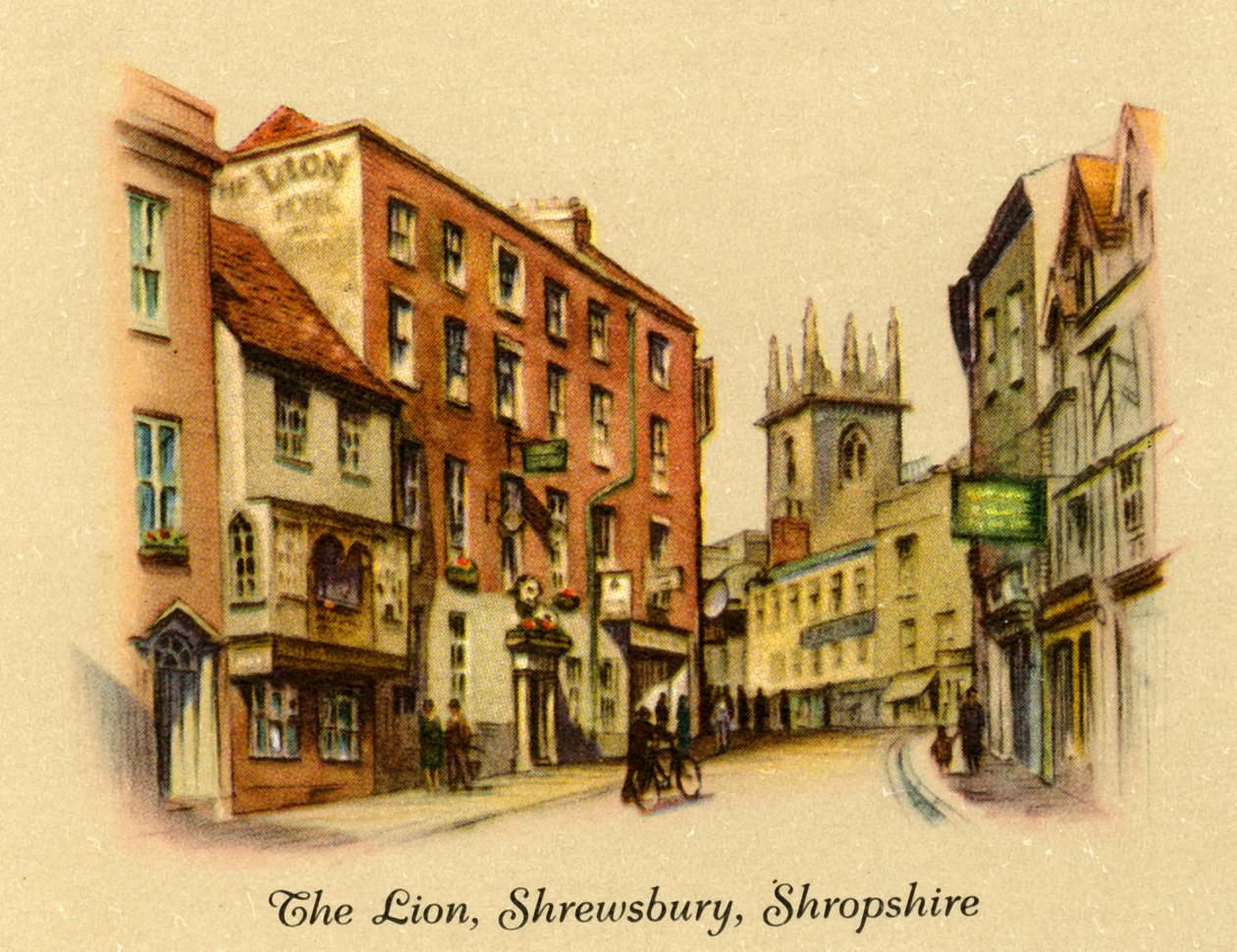 Az oroszlán, Shrewsbury, Shropshire, 1936. alkotó: Unbekannt