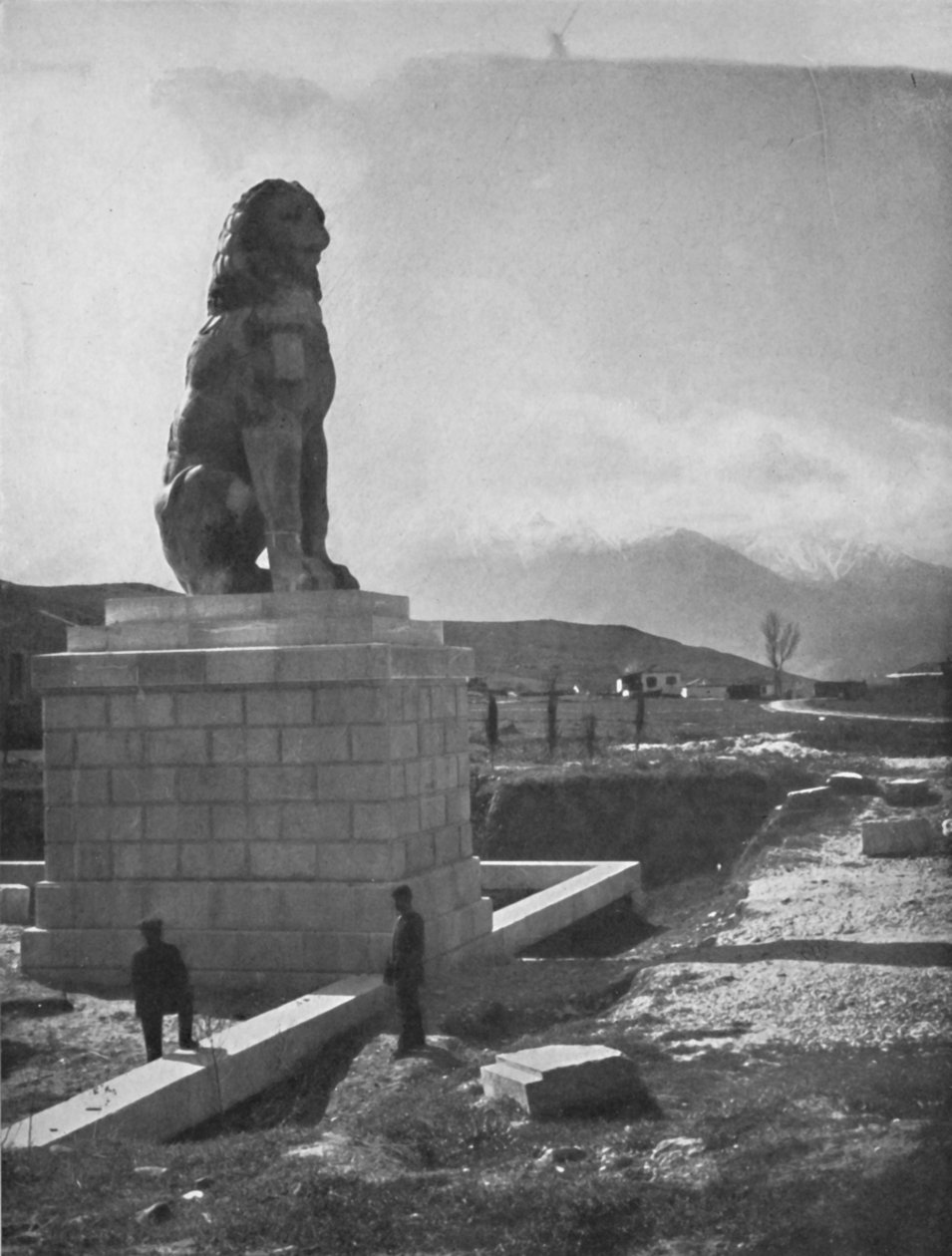 Chaeronea oroszlánja, az Akropolisz és a Parnasszus-hegy, 1913 alkotó: Unbekannt