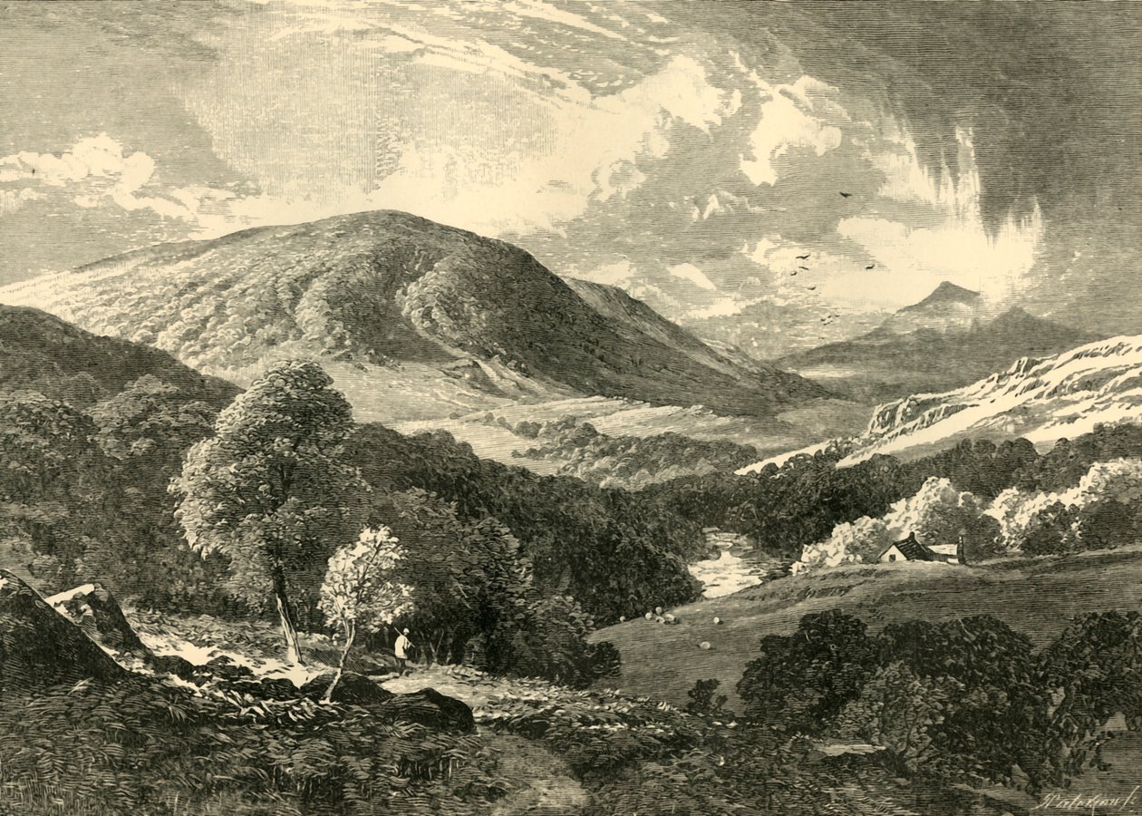 A Lledr-völgy, 1898. alkotó: Unbekannt