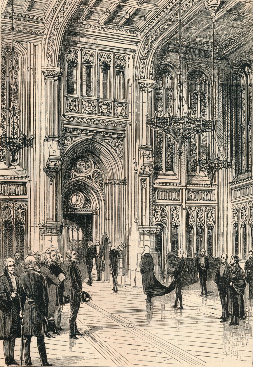 Az alsóház előcsarnoka, 1910 alkotó: Unbekannt