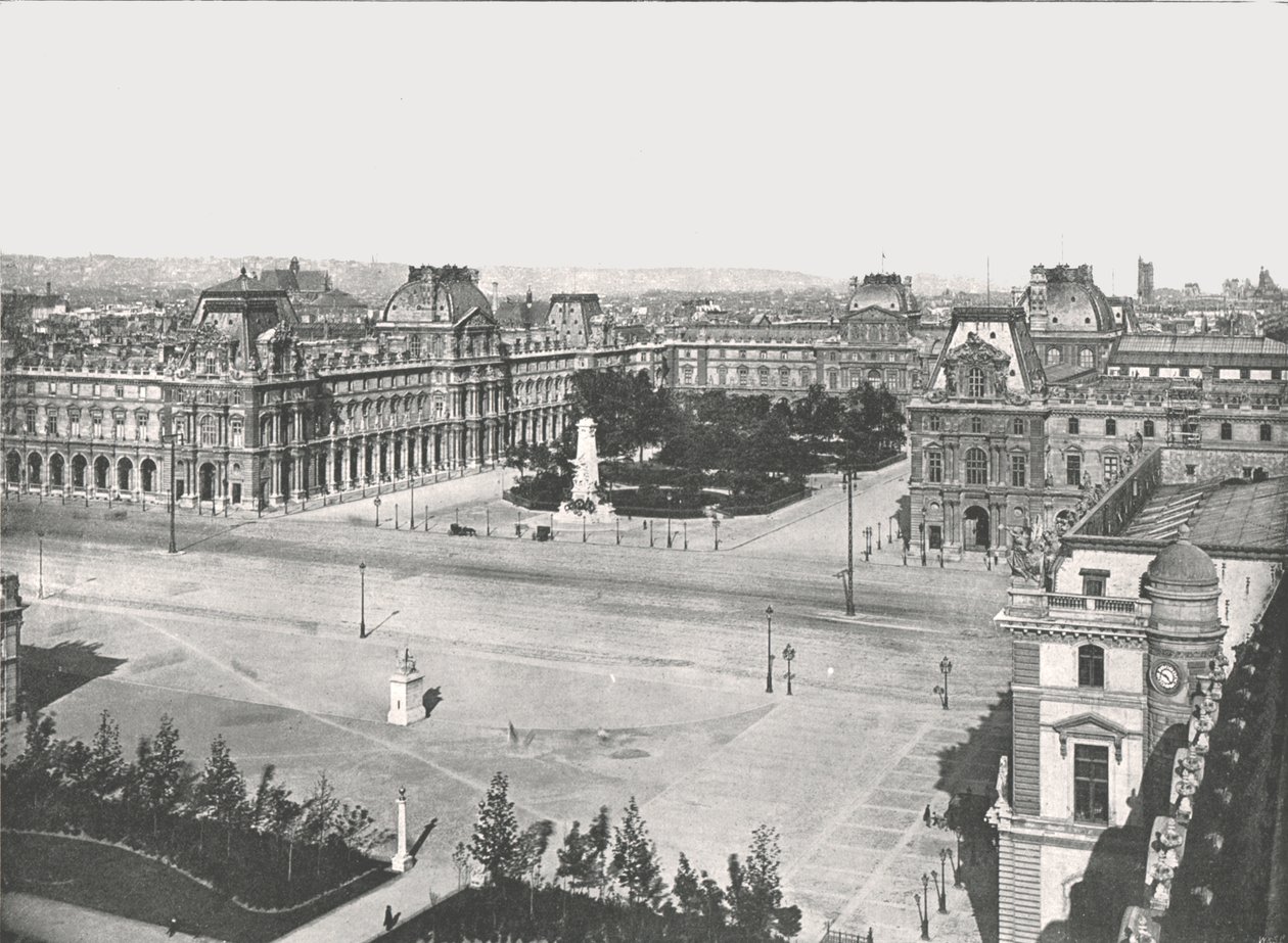Louvre, Párizs, Franciaország, 1895. alkotó: Unbekannt