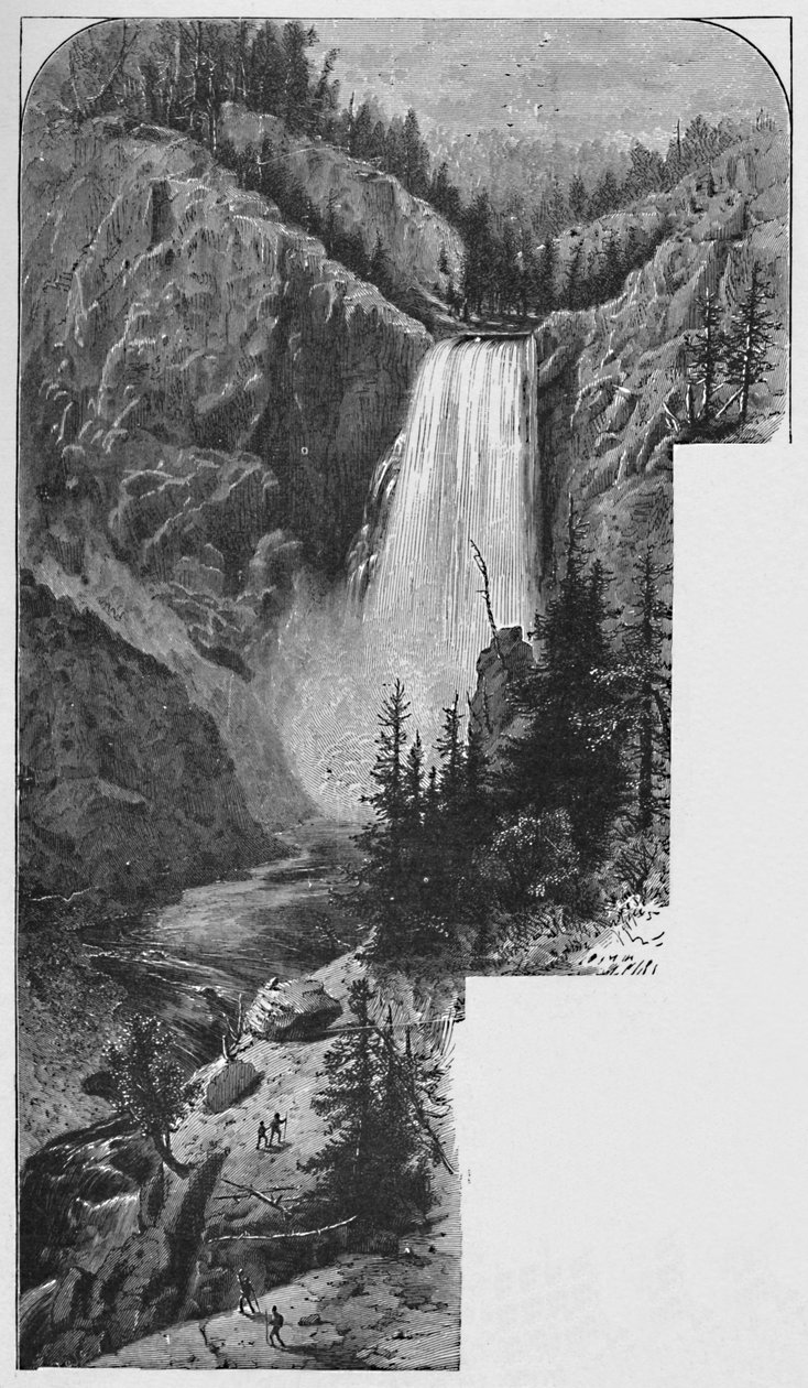 The Lower Falls, 1883 alkotó: Unbekannt