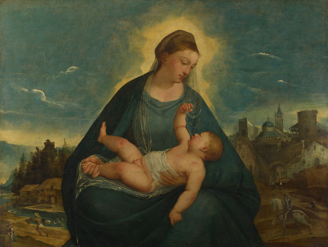 A Madonna és a gyermek alkotó: Unbekannt