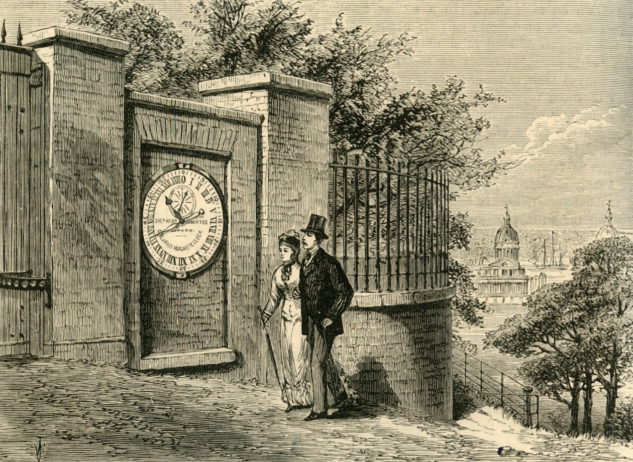 A mágneses óra, Greenwich Obszervatórium, c1840, c1878. alkotó: Unbekannt