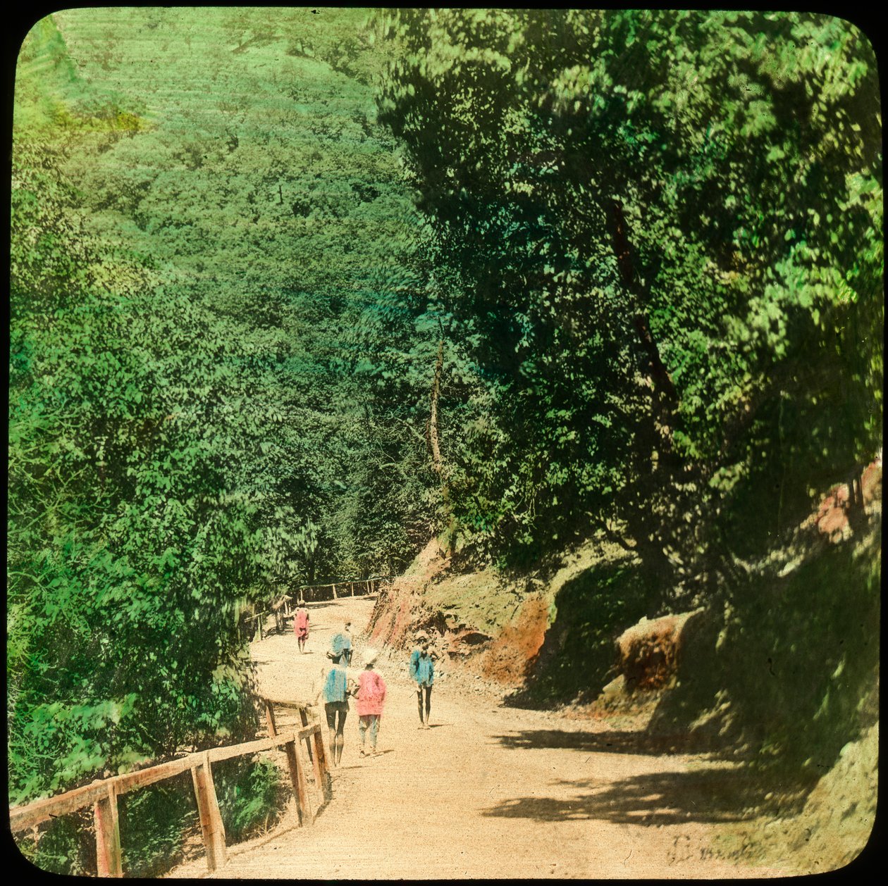 The Mall Road, Simla, India, 19. század vége vagy 20. század eleje alkotó: Unbekannt