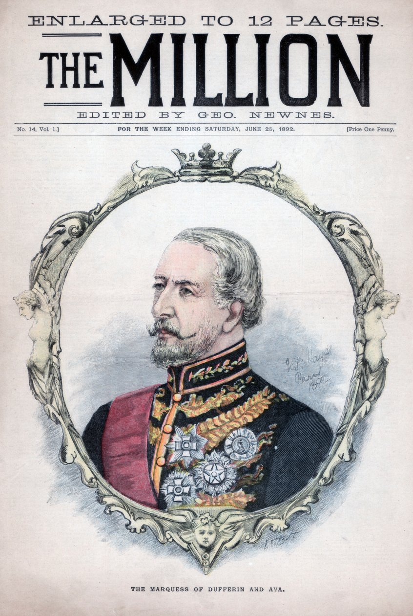 Dufferin és Ava márkija, 1892 alkotó: Unbekannt