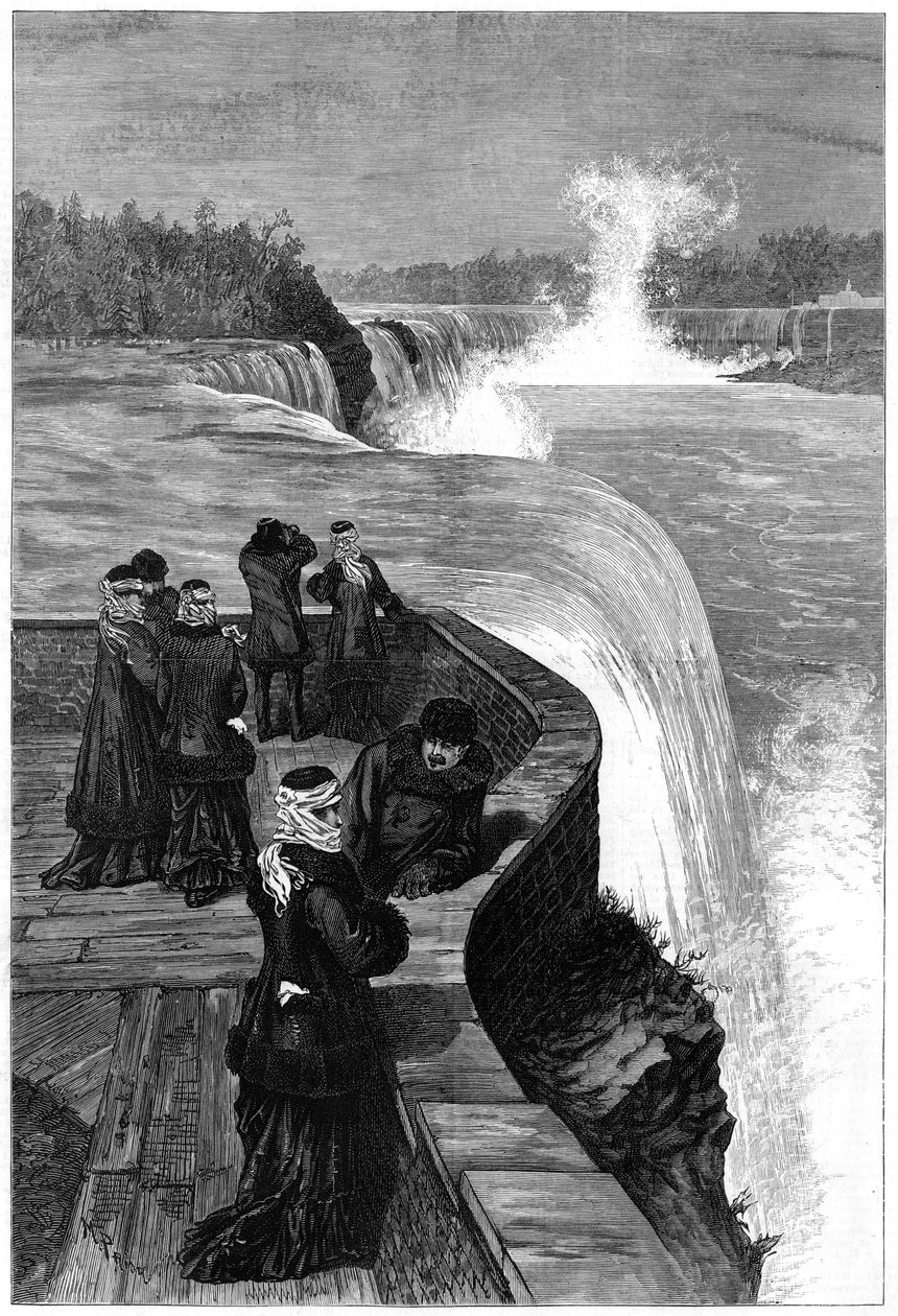 Lorne márkija és marquisa a kanadai Niagara-vízesésnél, 1879 alkotó: Unbekannt