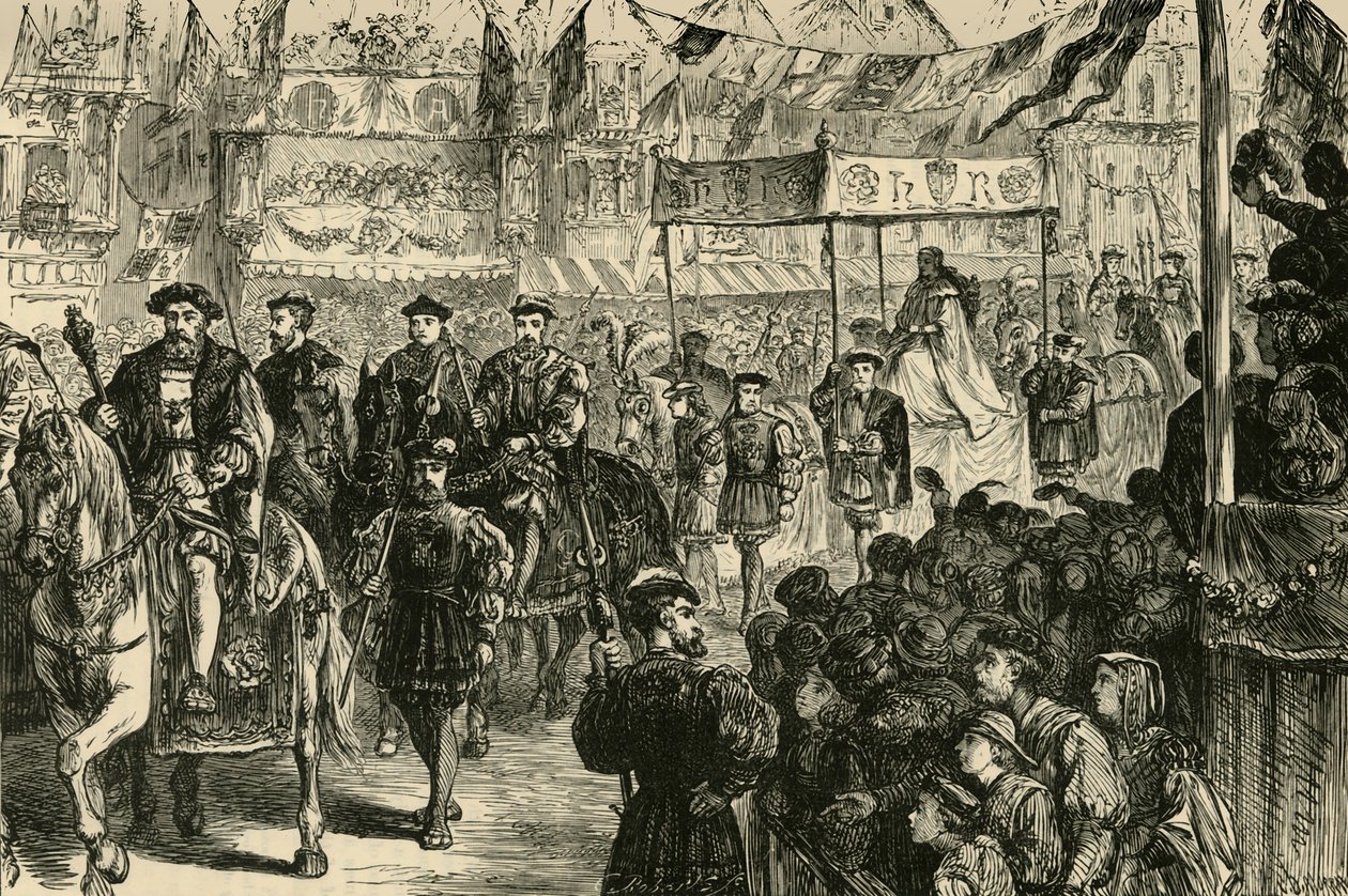 Boleyn Anne házassági menete, 1533, 1890. alkotó: Unbekannt