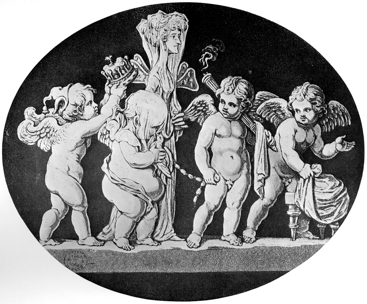Ámor és psziché házassága, 1797 alkotó: Unbekannt