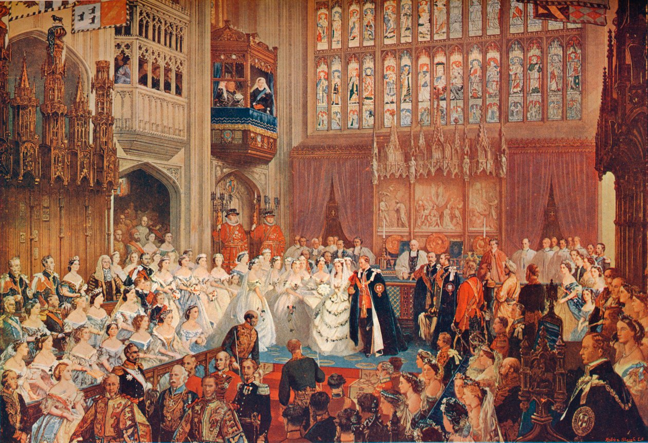 A walesi herceg házassága, 1863-1906 alkotó: Unbekannt