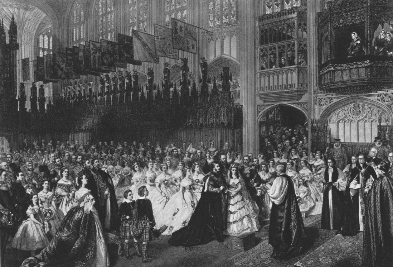 A walesi herceg házassága Alexandra dán hercegnővel, 1863. március 10., 1901. alkotó: Unbekannt
