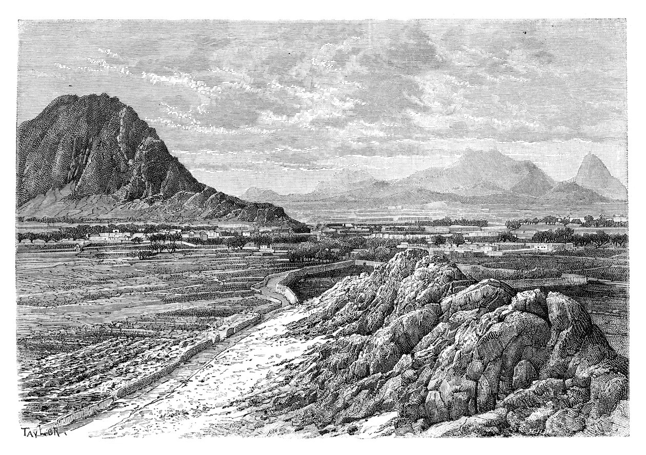 A Marsha-hágó, Kandahártól északra, Afganisztán, 1895 alkotó: Unbekannt